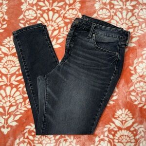 Time and Tru - Women's Black Skinny Jeans - High Rise Curvy